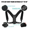 Adjustable Back Brace Support Invisible Shoulder Posture Corrector Unisex Spine Neck Health Correction Belt Home Office Sport 4