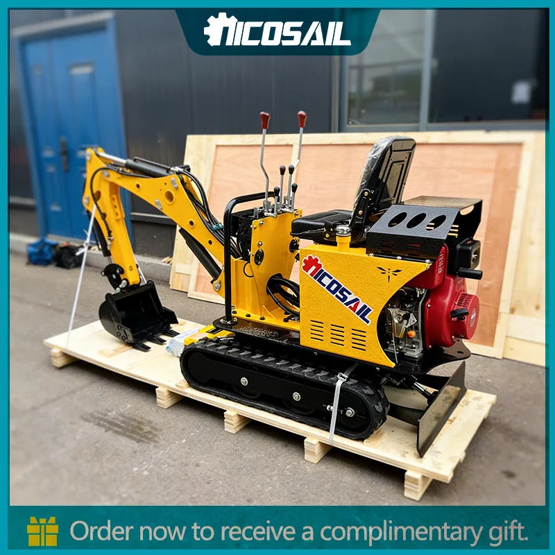 1 Ton Crawler Mini Excavator Euro 5 CE Approved Small Excavator for ...