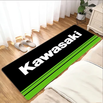 K-kawasaki 오토바이 욕실 바닥 매트, 세탁 가능한 미끄럼 방지 주방 러그, 발코니 룸 러그, 카펫, 욕실 집 입구
