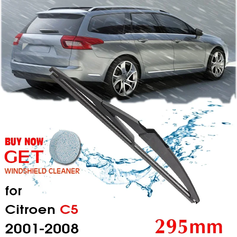 

Car Wiper Blade Rear Back Window Windscreen Windshield Wipers For Citroen C5 Hatchback 295 mm 2001-2008 Auto Accessories