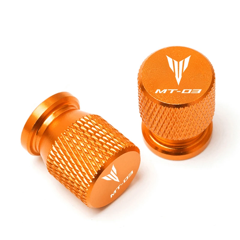 Tire Valve Caps Tyre Stem Covers Airdust Waterproof Accessories For Yamaha MT03 MT 03 All Year Motorcycle