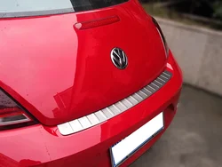 Rear Trunk Bumper Protector & Scuff Plate - Car Accessory for Enhanced Rear Door Sill Protection (2012 - 2019)