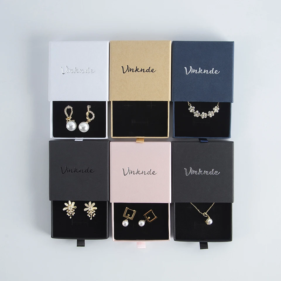 Scatola Regalo Bijoux 5x5 cm per Anello colore Nero