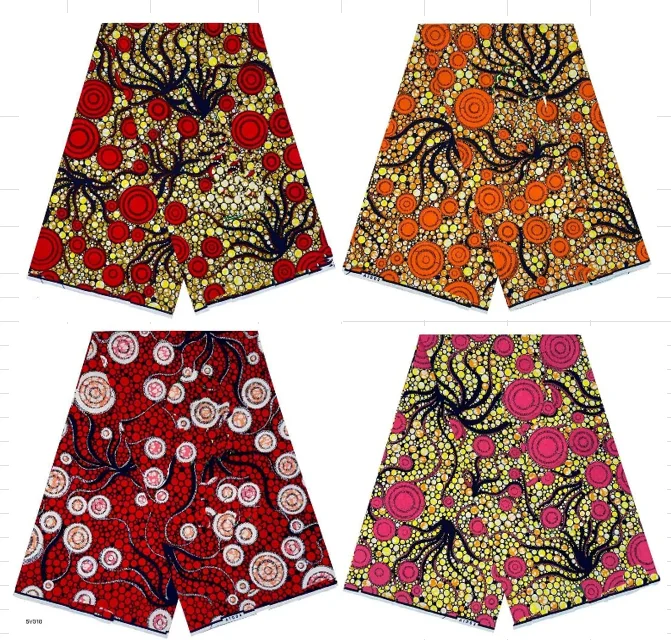 2024 6 Yards 100% Cotton Veritable Wax Pagne African Super Real Holland Wax VL Original Batik Lace Dress Dutch Loincloth 1