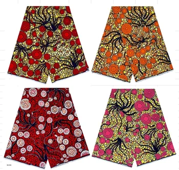 2024 6 Yards 100% Cotton Veritable Wax Pagne African Super Real Holland Wax VL Original Batik Lace Dress Dutch Loincloth 1