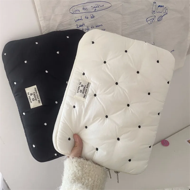 Versatile Puffy Laptop and Tablet Sleeve - Soft Notebook Pouch