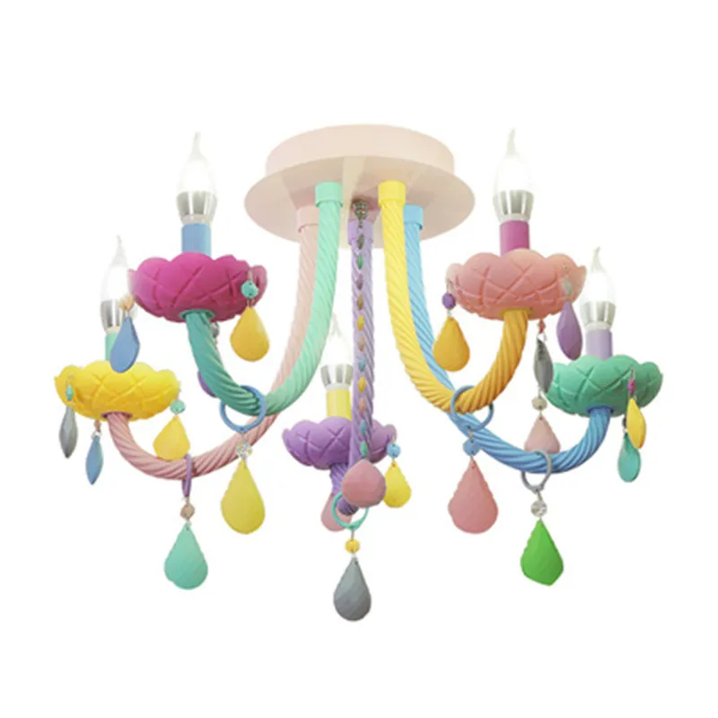 

Хрустальная люстра для детской комнаты, лампа для спальни, для мальчиков и девочек, индивидуальное освещение