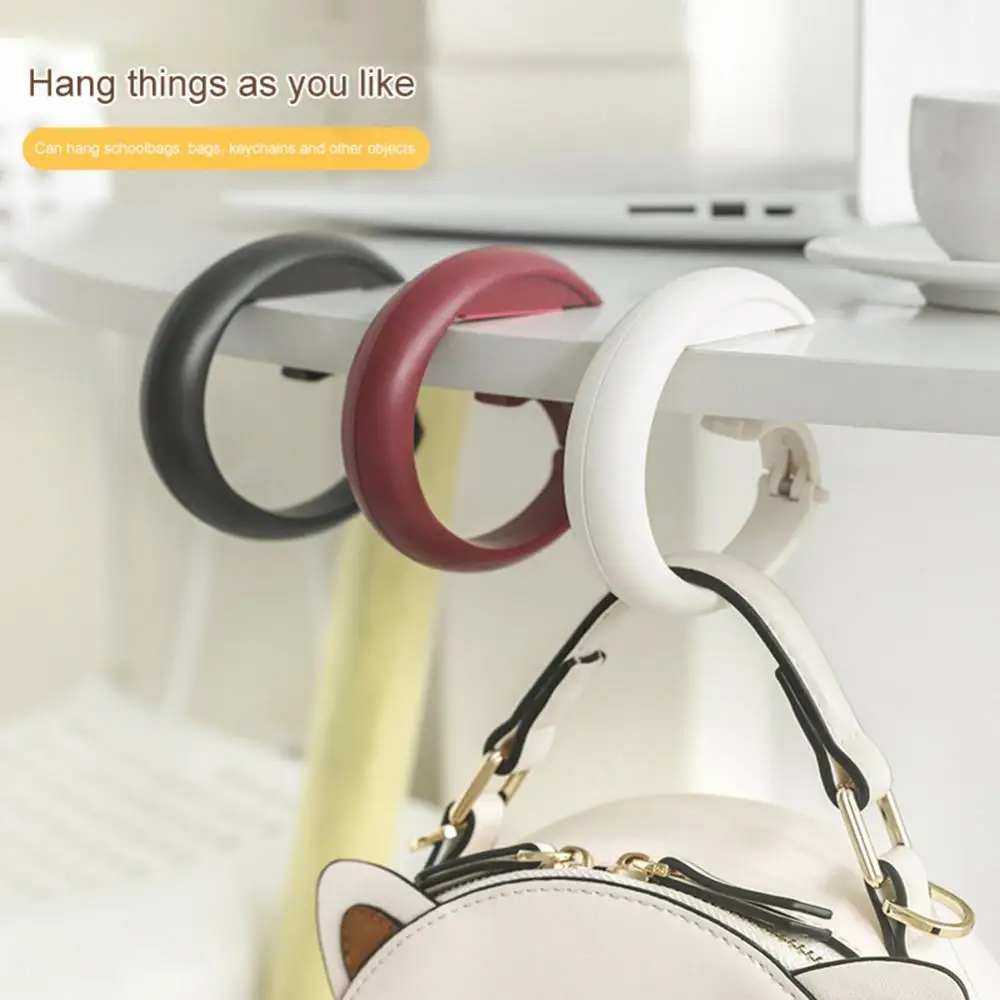 

Travel Portable Plastic Bag Hook For Hanging Decorative Table Purse Handbag Hooks Hanger Holder Decor Desk Handbag Hanger Hook