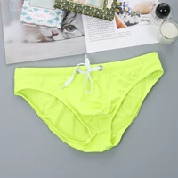 Slip Sexy pour hommes, maillot de bain, vêtements de plage, taille basse, sous-vêtements, maillot de bain, séchage rapide 6