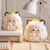 Zodiac Sheep Piggy Bank One-Way Coin Slot Large Capacity Money Box Anti-Theft Design For Kids Adults Birthday New Year Gift​ 2