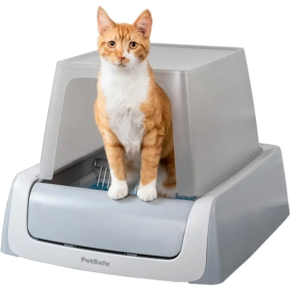 

PetSafe ScoopFree Complete Plus Self-Cleaning Cat Litter Box with Front-Entry Hood Front Entry