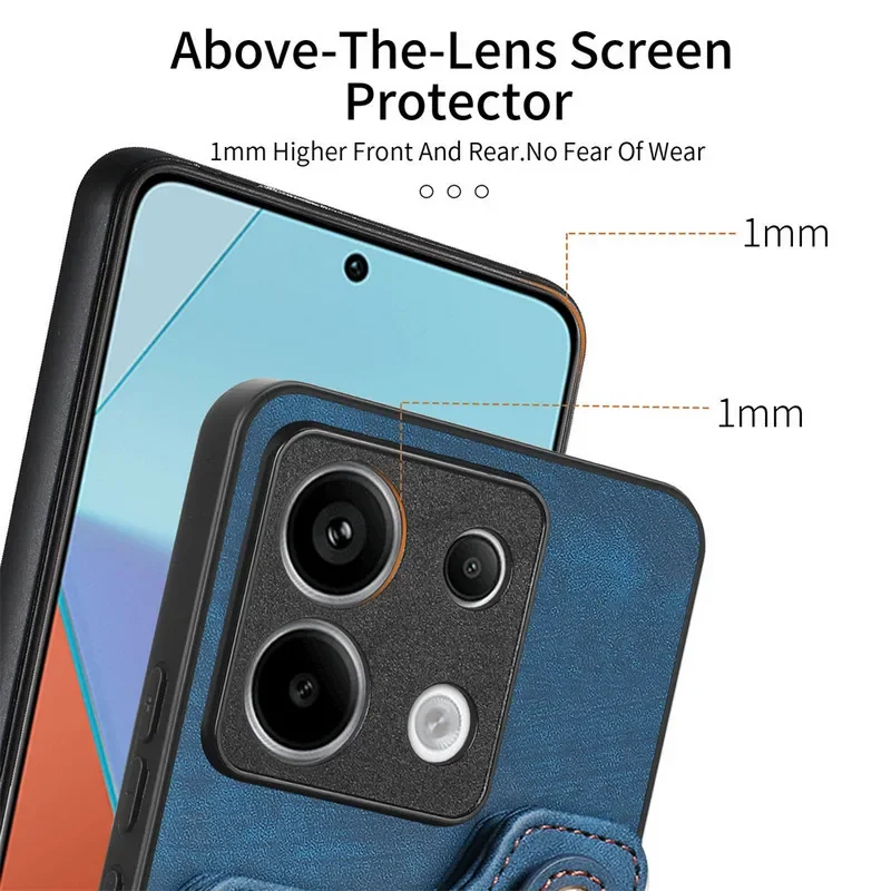 Premium RFID Leather Wallet Case - Elegant Back Cover