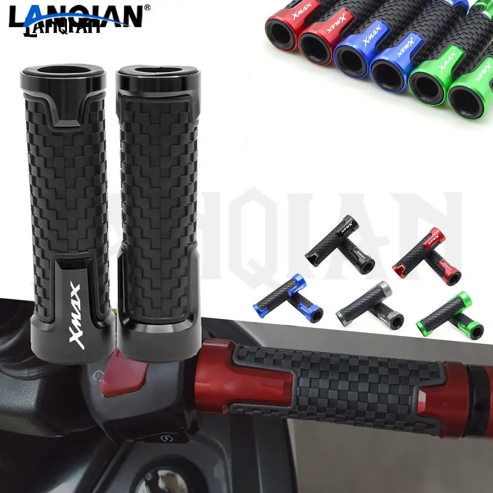 

For Yamaha xmax 125 250 300 400 X MAX 2017 2018 7/8'' Motorcycle Handle Grips CNC knobs Anti-Skid scooter Bar Hand Handlebar