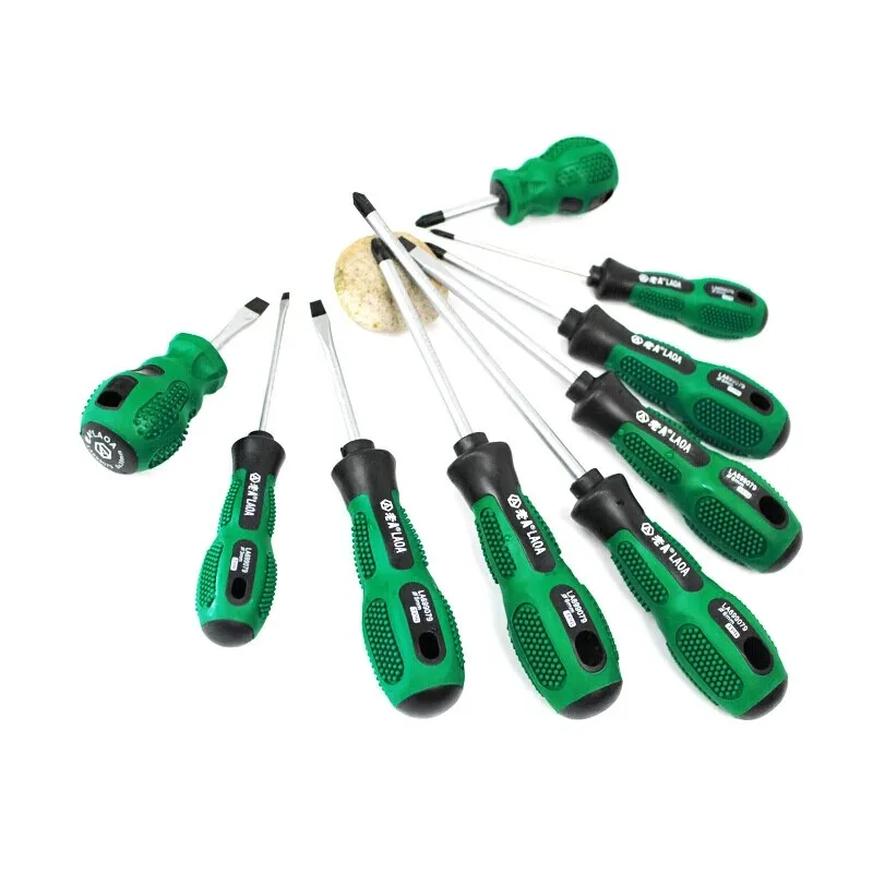 6PCS/9PCS Screwdrivers Set Cr V Screw Driver Slotted and Phillips