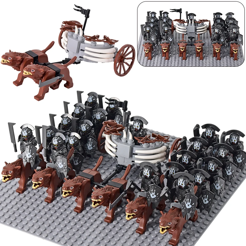 Movie Series Orc Uruk-hai Army Chariot Legion lotr Action Figures