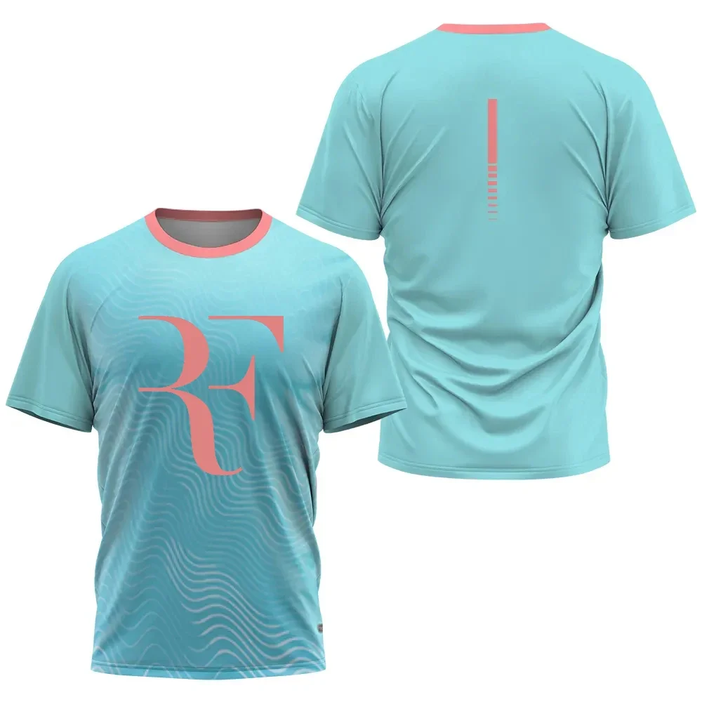 Summer Quick Dry Sports T-Shirts Outdoor Fitness Tracksuits Men's T Shirts Badminton Table Tennis Short Sleeve Training Clothing