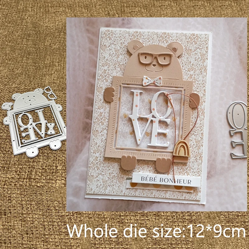 Foglio metallo strumento di taglio scrapbooking stencil I tagli