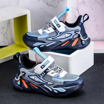 Scarpe per bambini scarpe in rete traspirante antiscivolo scarpe da corsa Comfort per bambini scarpe Casual per ragazzi di marca scarpe da ginnastica per bambini 1