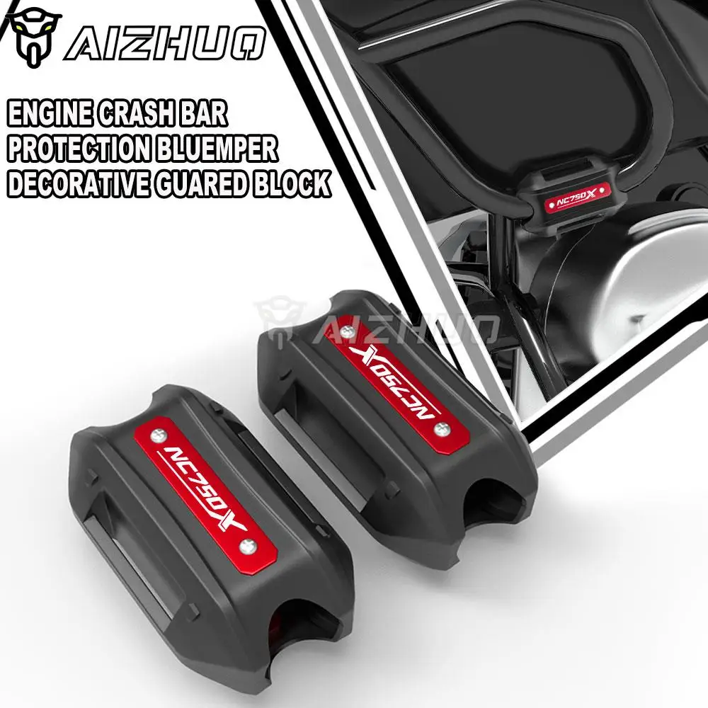 

For HONDA NC750X 2013-2020 2021 2022 Motorcycle Engine Guard Protection Bumper Decorative Block Crash Bar NC 750X NC750 X 2019