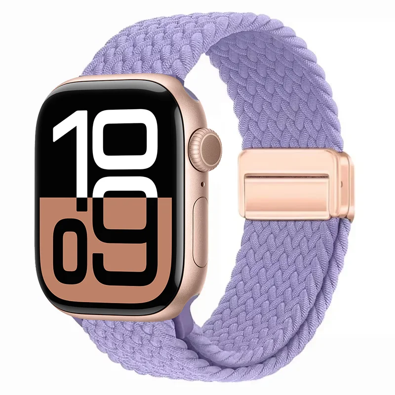 Nylon Braided Adjustable Strap for Apple Watch - Durable and Stylish Watch Band Accessory