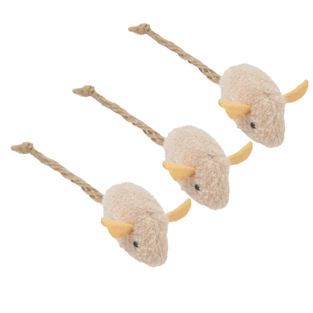 3pcs/lot Mix Pet Toy Catnip Mice Cats Toys Fun Plush Mouse Cat Toy for Kitten Plush Mouse 
