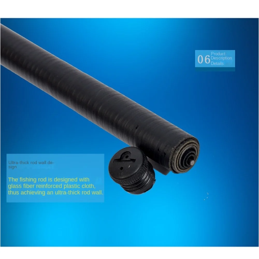 2.1m-7.2m Telescopic Fishing Rod  Glass Fibre Fishing Pole Casting Rod Fishing Rod Reel Set Lure Set Hooks Feeder Rod Combo