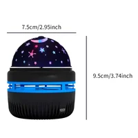 Colorful LED Starry Sky Projector Light Rotating Magic Ball Moon Star Night Light Bedroom Atmosphere Lamp For Home Decoration 6