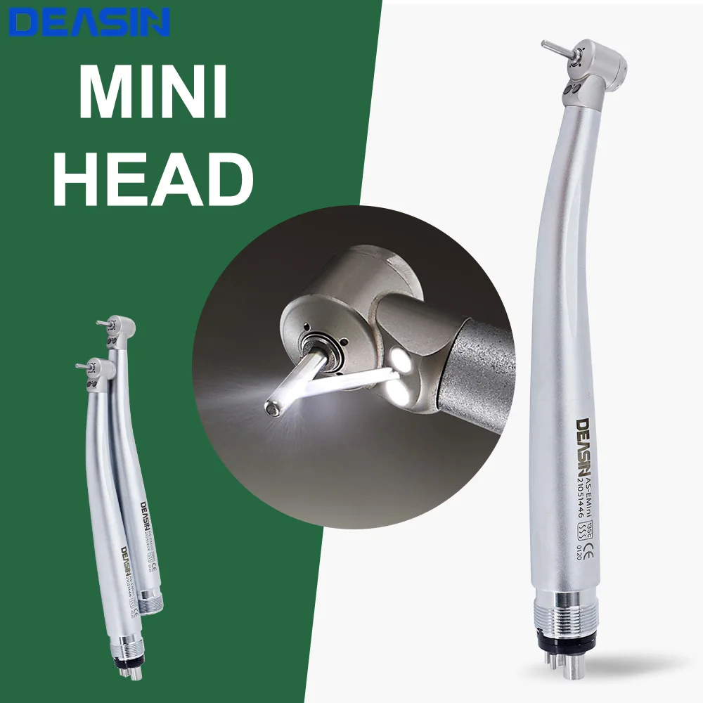 Dental LED High Speed Handstück Mini Kopf für Dental Labor Kinder Kinder Hand Stück Push Button zahnmedizin werkzeuge