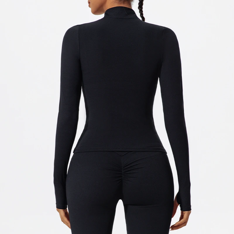 Ctenkevet Sports Half-Zip Top Women Yoga Wear Gym Training Suit Female Fitness Fall And Winter Sportwear Sport Outfit Woman