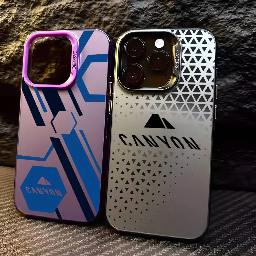 Luxury Canyon Phone Case For iPhone Pro Max Plus – Colorful Gradient Soft TPU Back Cover