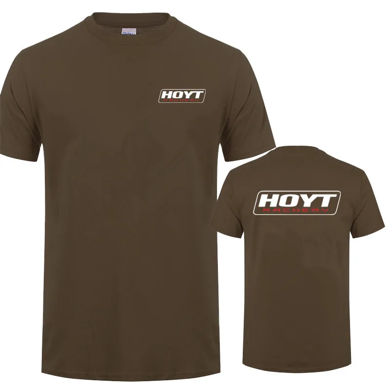 Hoyt Archery Men T Shirt Summer Unisex Casual Cotton Short Sleeve HOYT Archery Huntinger Bows Tshirts Fashion Cool Tops LH-427 5