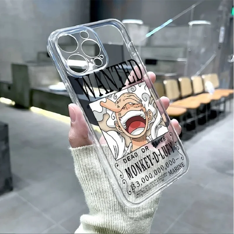 Anime One Piece Nika Luffy Gear 5 Phone Case for IPhone 14