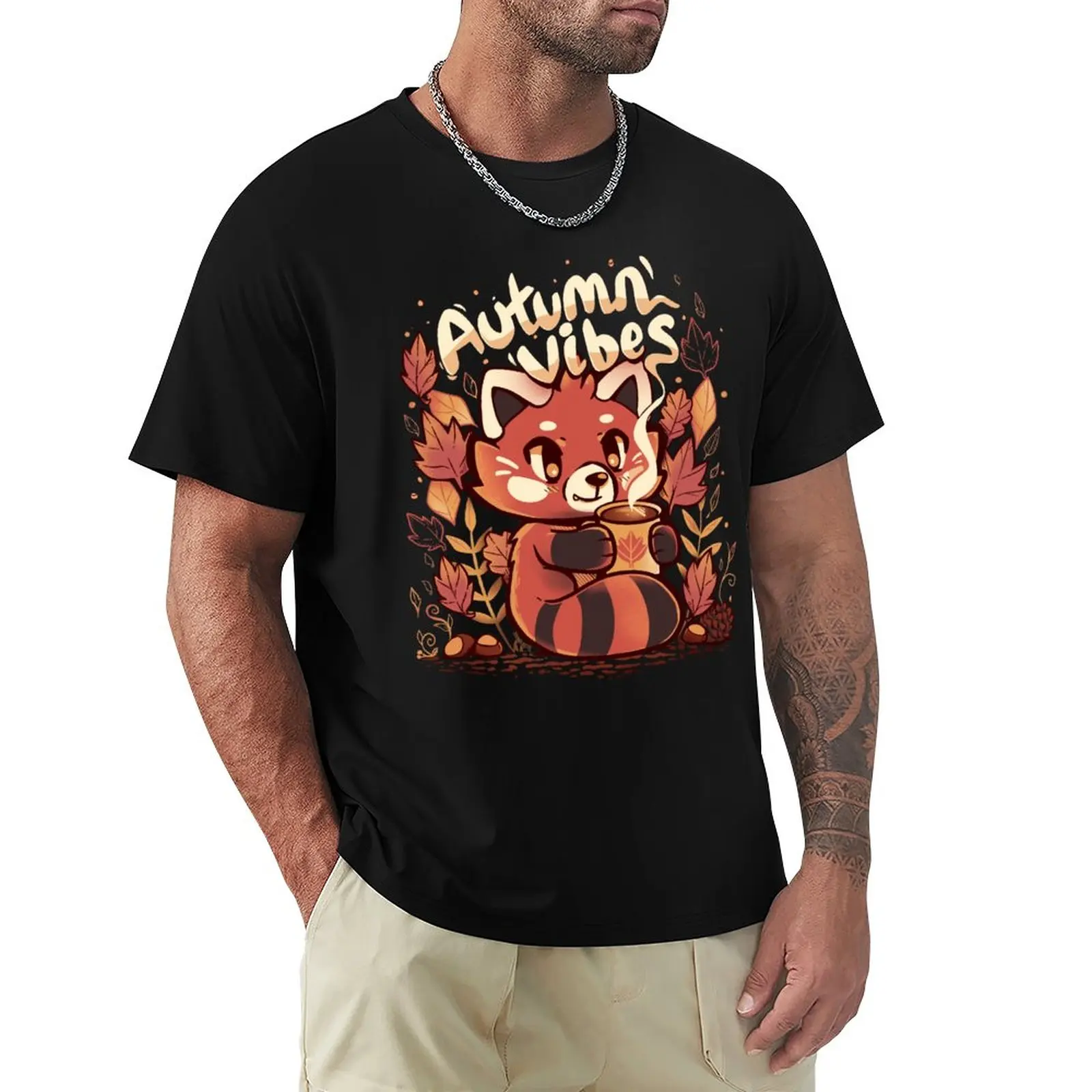 

Autumn Vibes T-Shirt oversized customizeds t shirts for men cotton