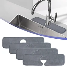 

Kitchen Faucet Absorbent Mat Sink Splash Guard Utensils for Kitchen Microfiber Faucet Splash Catcher Countertop Protector Tools