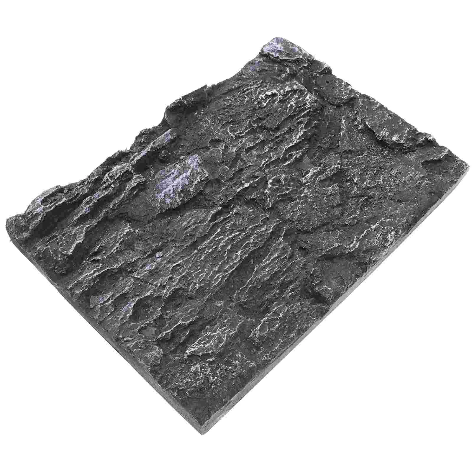 

Fish Tank Accessories Background Rock Terrarium Decor 3d Decorative Board for
