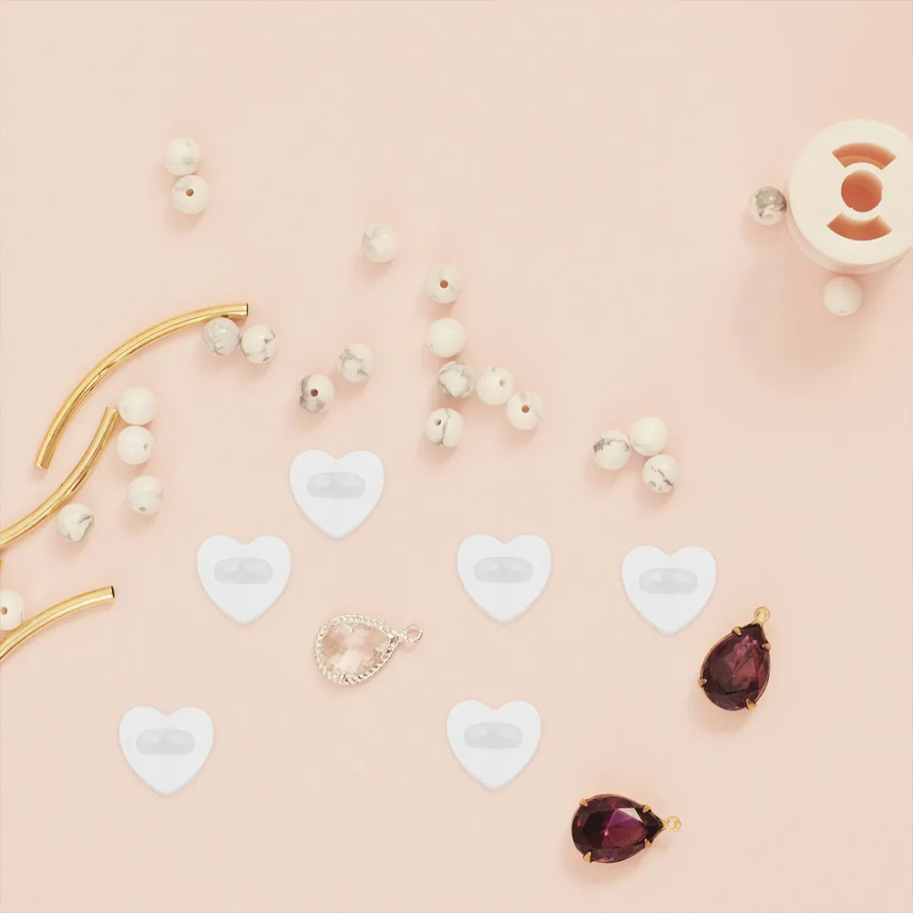 100개 고무 나비핀 뒷면 덮개, 모자핀, 라펠 브로치 배지 DIY 액세서리, 모자핀용 내구성 있는 잠금 캡