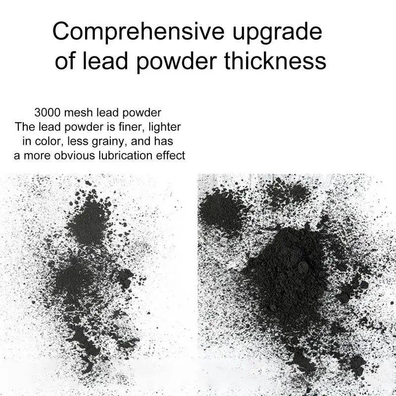 60ml Graphite Powder Lubricant Natural Lock Core White Cover Lubricant Household Supplies For Window Guides Keys Door Guides graphite powder lubricant