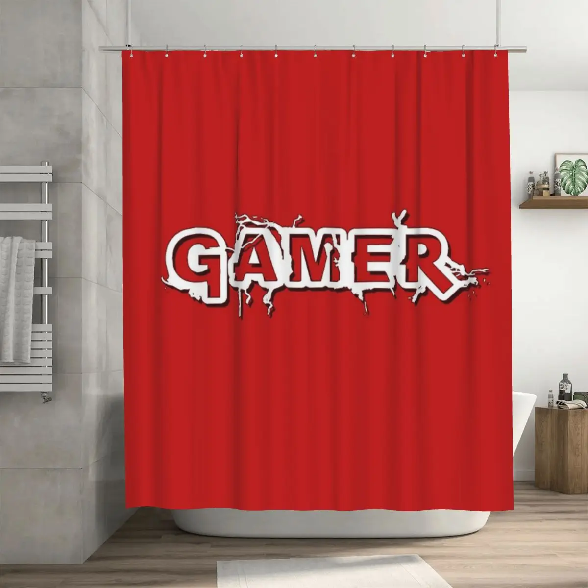 

Я приостановил свою игру, чтобы быть здесь, душевая занавеска 72x72 дюйма с крючками, узор «сделай сам», декор для ванной комнаты