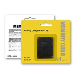 Premium Memory Card Expansion for Sony Playstation PS2 - 64MB to 256MB Options Available (64 M)