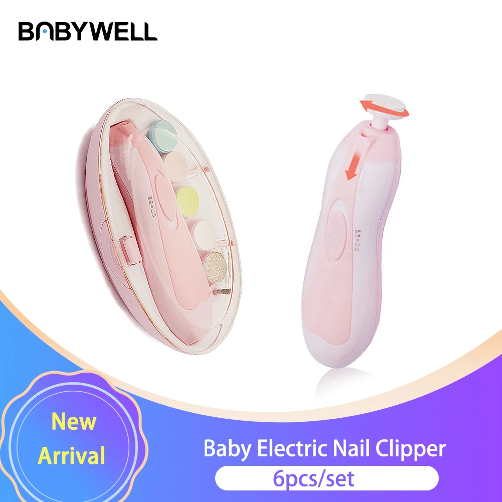 Electric Nail Polisher Babies Children's Nail Clipper Manicure Set