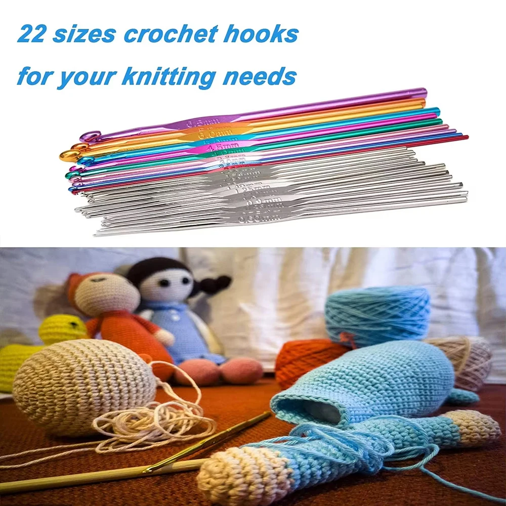 100pcs Crochet Hook Set 4