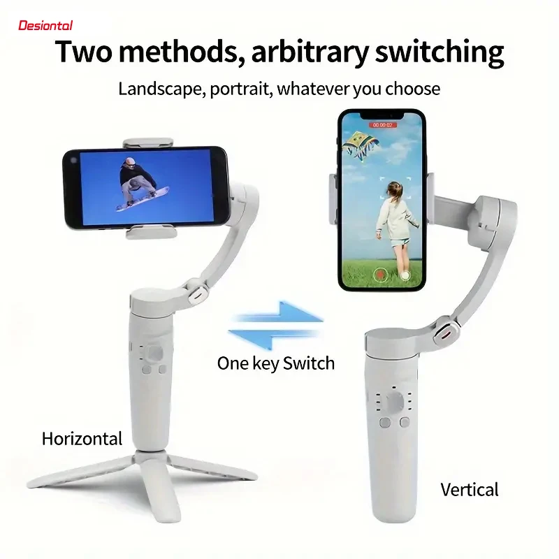 Gimbal Stabilisateur Handheld pour Smartphone 7" - 2200mAh