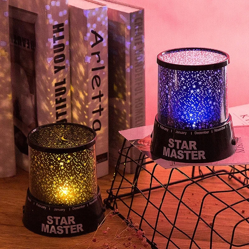 LED Colorful Star Master Sky Starry Night Light Projector Lamp Gift /  Diamond LED Festival Romantic - AliExpress