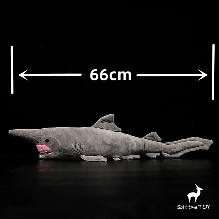 Goblin Shark High Fidelity Anime Cute Plushie Snout Owstoni Plush Toys Lifelike Animals Simulation Stuffed Doll Kawai Toy Gifts 2