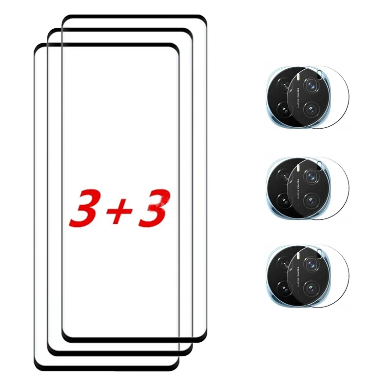 Premium Full-Curved Tempered Glass Screen Protector with Camera Film