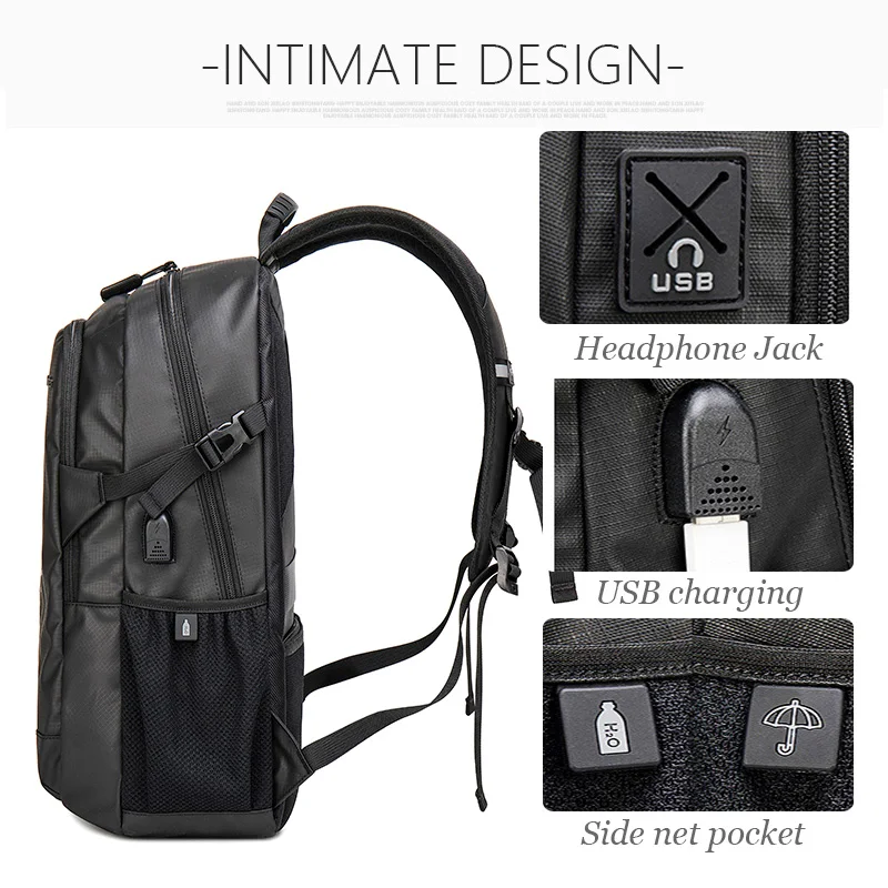 Arctic Hunter 2023 Men's Backpack Large Capacity Business Backpack Backpack Notebook 15.6 Inch Computer Backpack 3