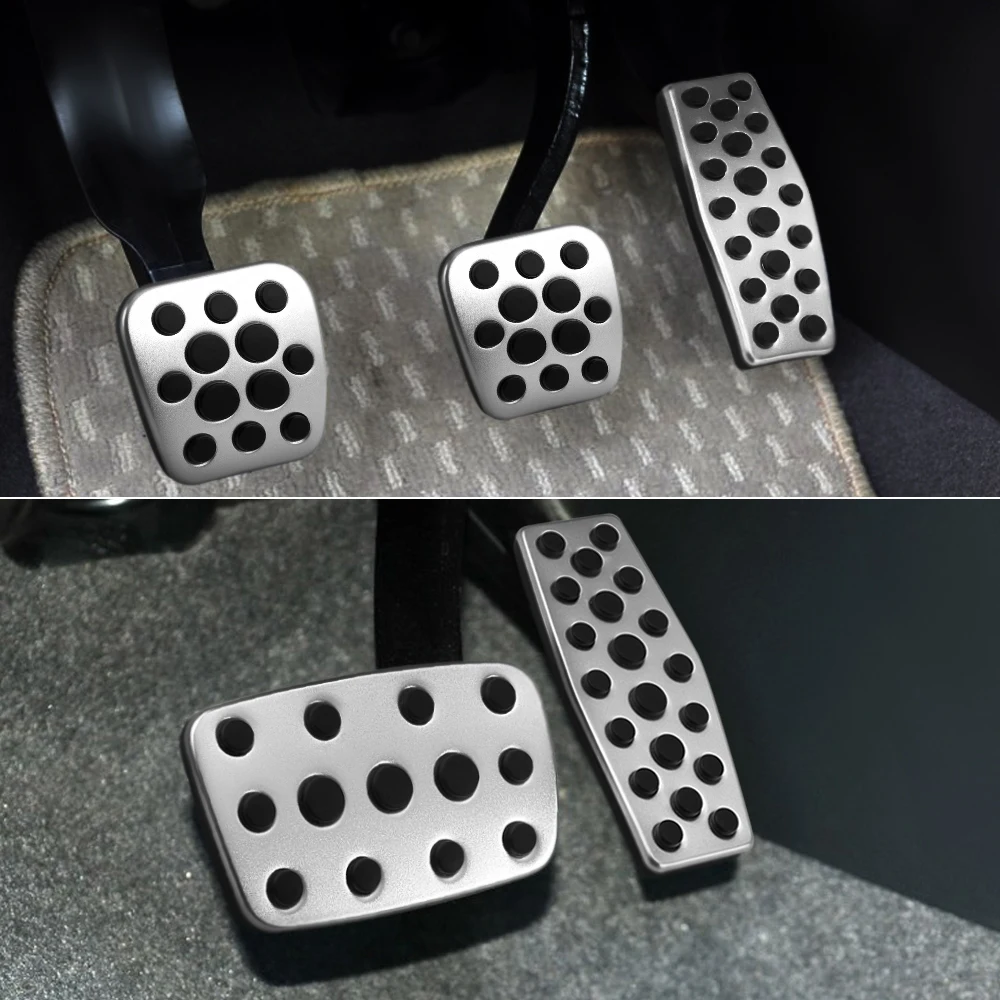 Cubiertas De Pedales De Acero Inoxidable Antideslizantes Para Hyundai - Elantra, Accent, I30, Kona Y Más