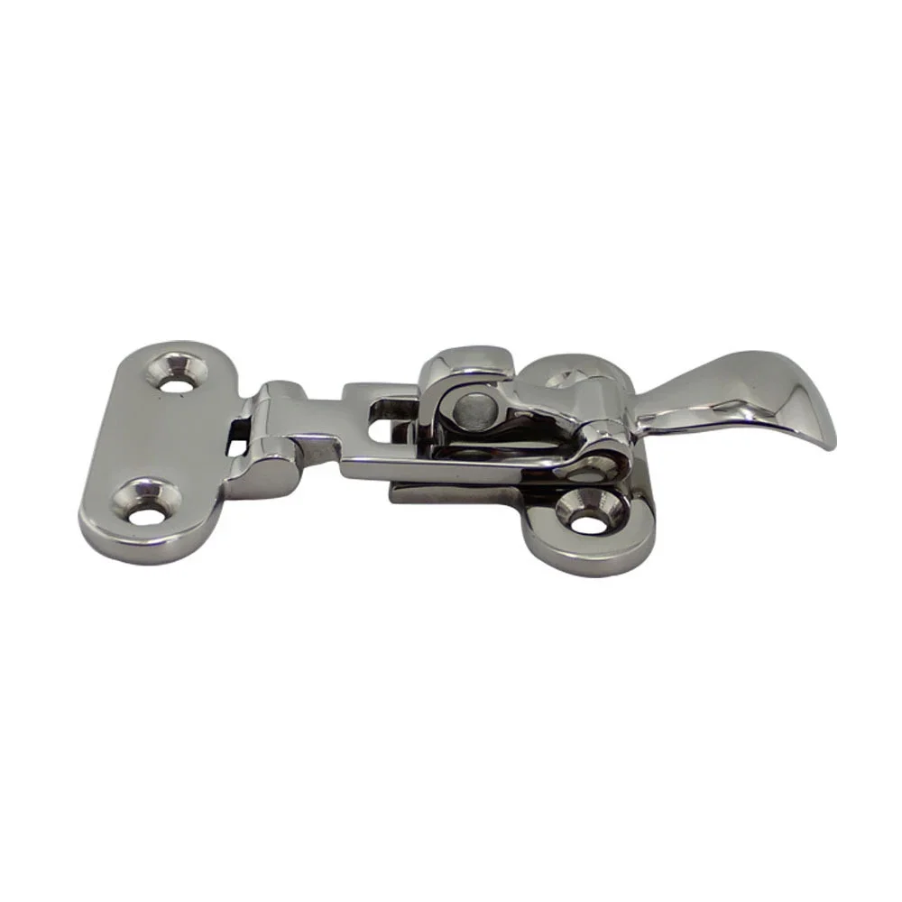 1pcs Boat Door Hatch 316 Stainless Steel Anti-Rattle Latches Marine Grade Lockable Hold Down Clamp door latch sliding door latch door lock latch
