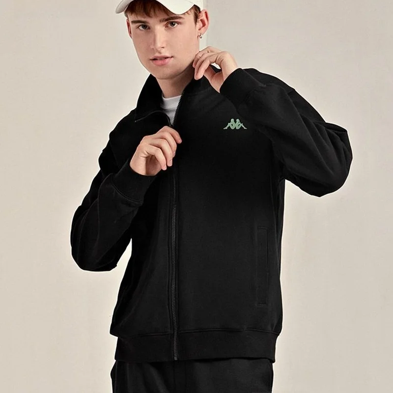 카파 칼리지 스타일 캐주얼 스웨터 재킷 남성 여성 빈티지 오픈 가디건 코트 커플 매칭 코튼 스포츠웨어