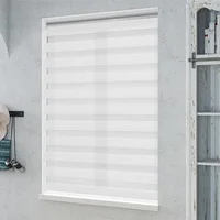 Jacquard Zebra Roller Shades,Window Shade,Model JX173,Two Layers Fabric Custom Made Manual or Electric 2